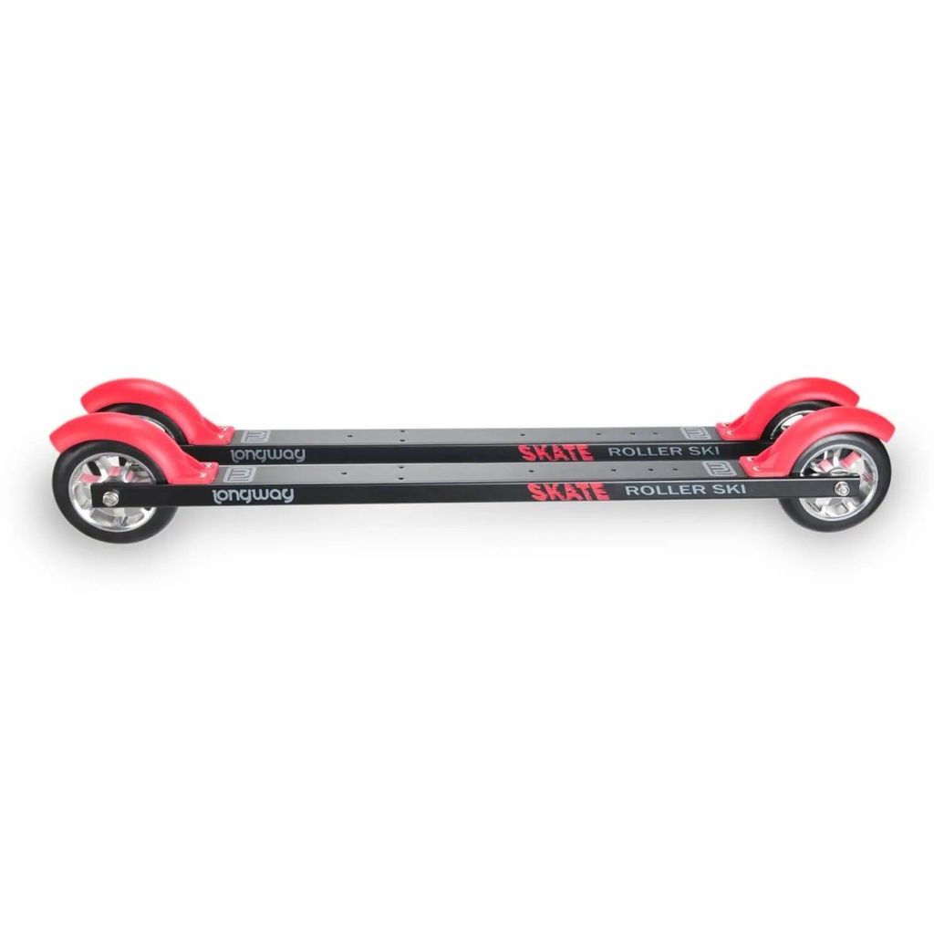 Longway Patin Ski roues - Noir