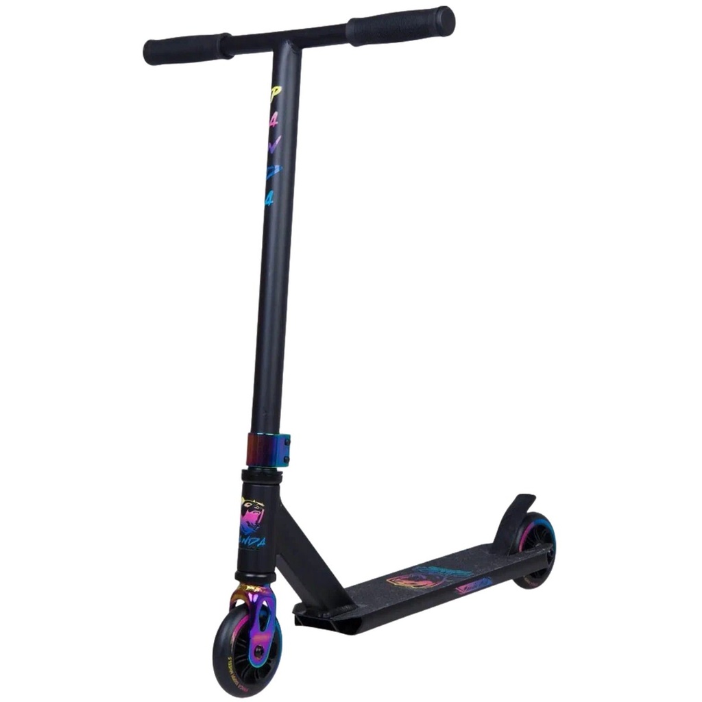 Panda Cub Trottinette Freestyle - Black/Rainbow