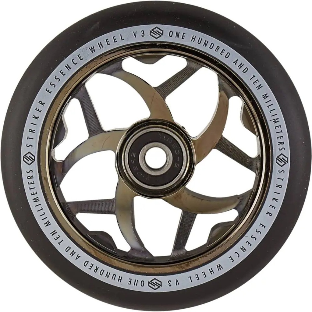 Striker Essence V3 Noir Roue Trottinette Freestyle - Metallic Black - 110mm