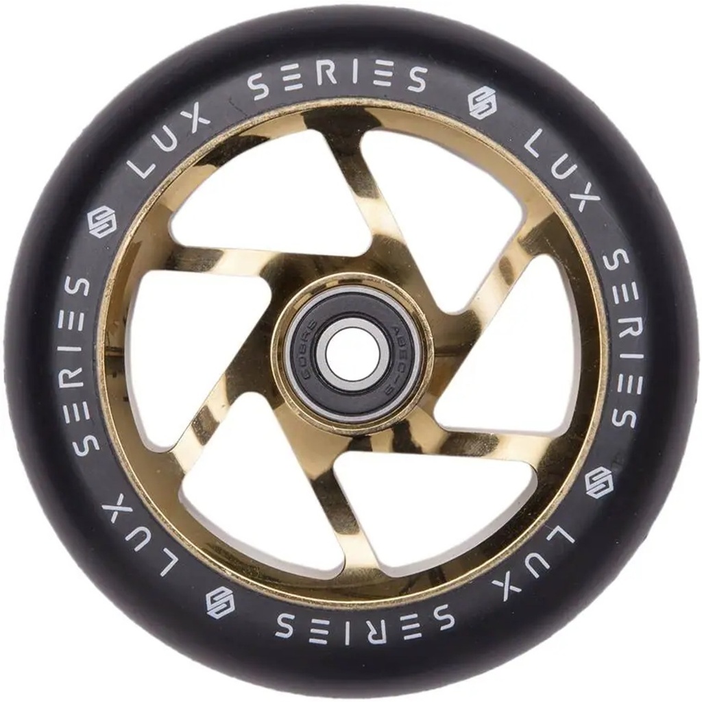Striker Lux Spoked Roue Trottinette Freestyle - Gold Chrome - 100mm