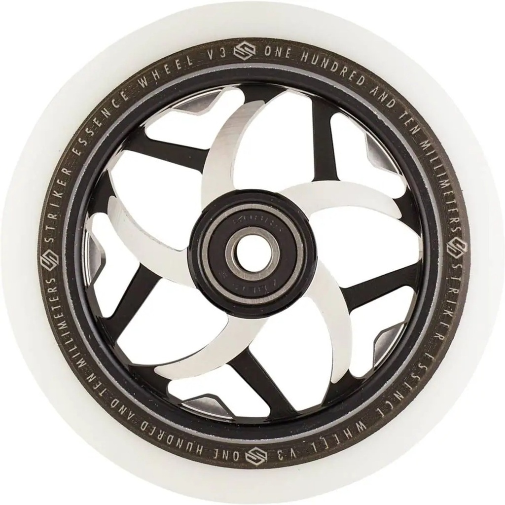 Striker Essence V3 Blanc Roue Trottinette Freestyle - Noir - 110mm