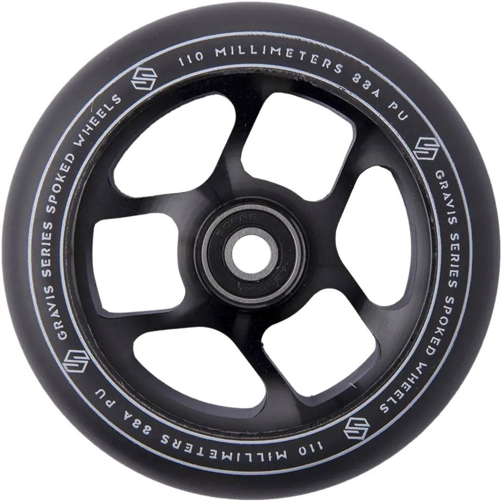 Striker Gravis Spoked Roue Trottinette Freestyle - Noir - 110mm