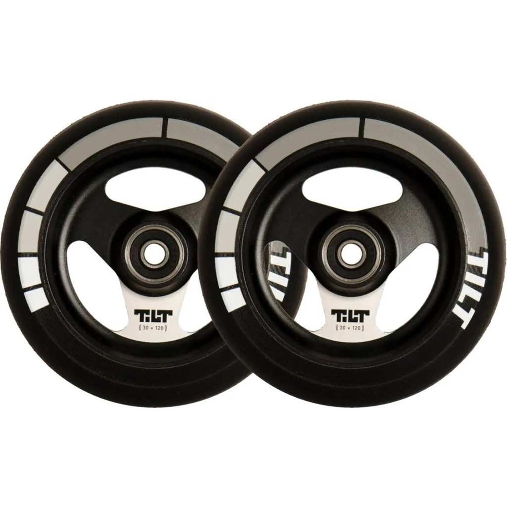 Tilt Stage I Wide Roues Trottinette Freestyle Pack de 2 - Smoke - 120mm