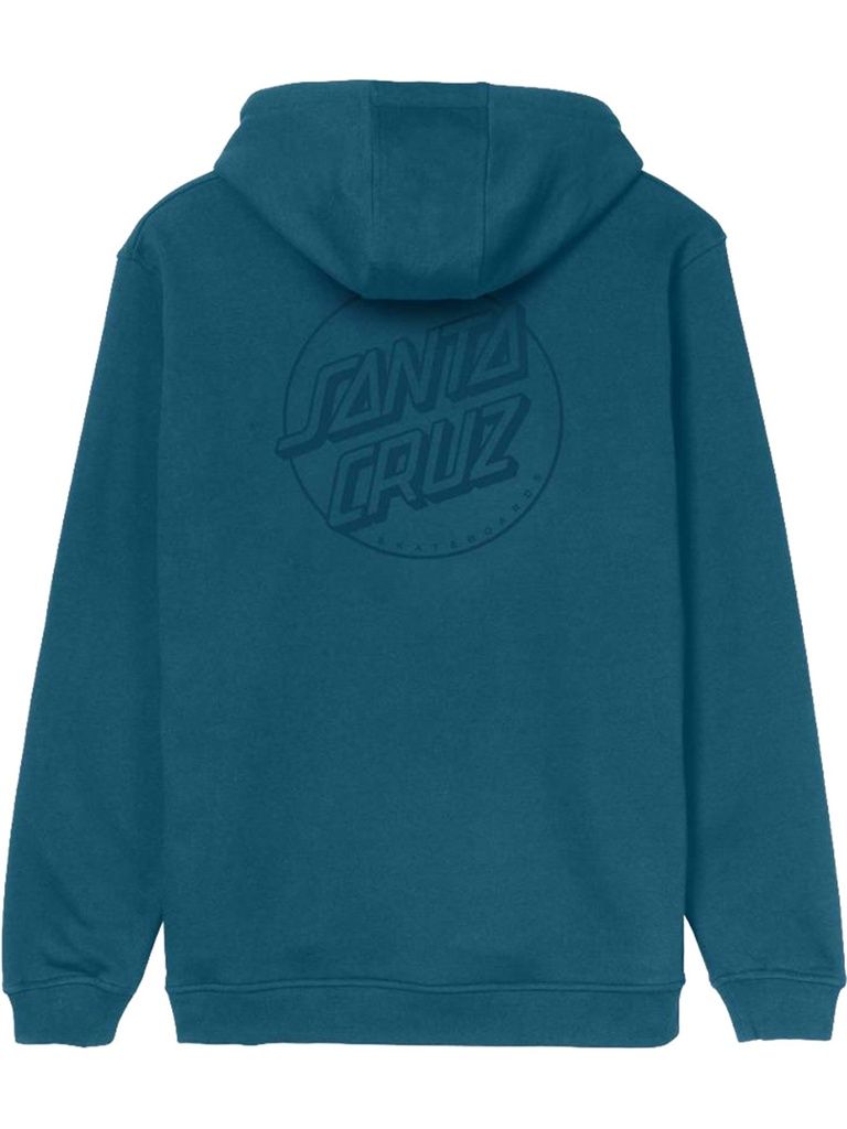 Santa Cruz - Tonal Opus Dot Stripe Hoodie - Dark Teal
