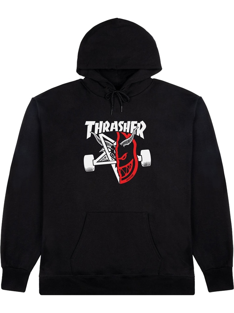 Thrasher - Thrasher x Spitfire Thrash & Burn Hoodie - Black