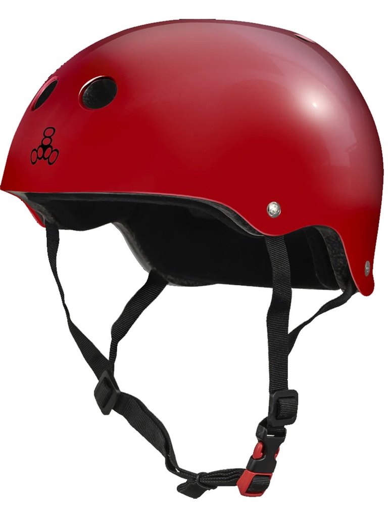 Triple 8 - THE Certified Sweatsaver - Scarlet Red Glossy