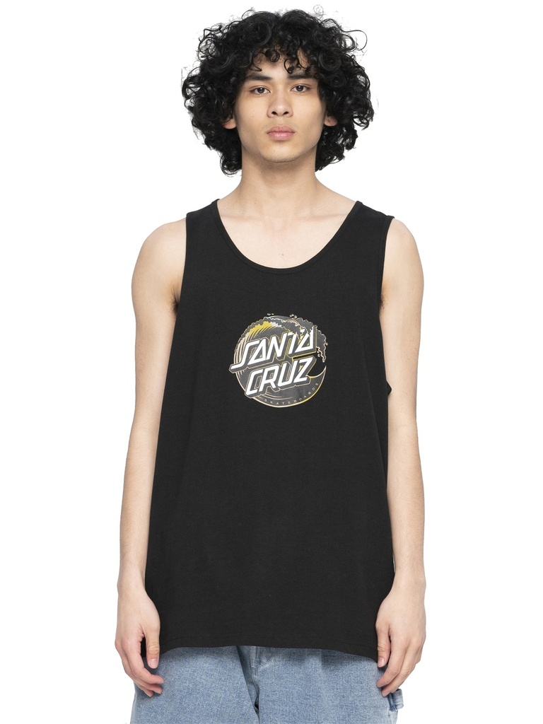 Santa Cruz - Holo Wave Dot Vest - Black