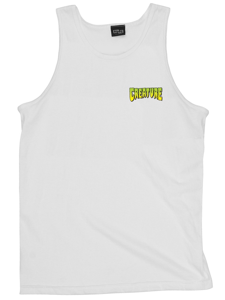 Creature - Logo Regular Fit Tank - White