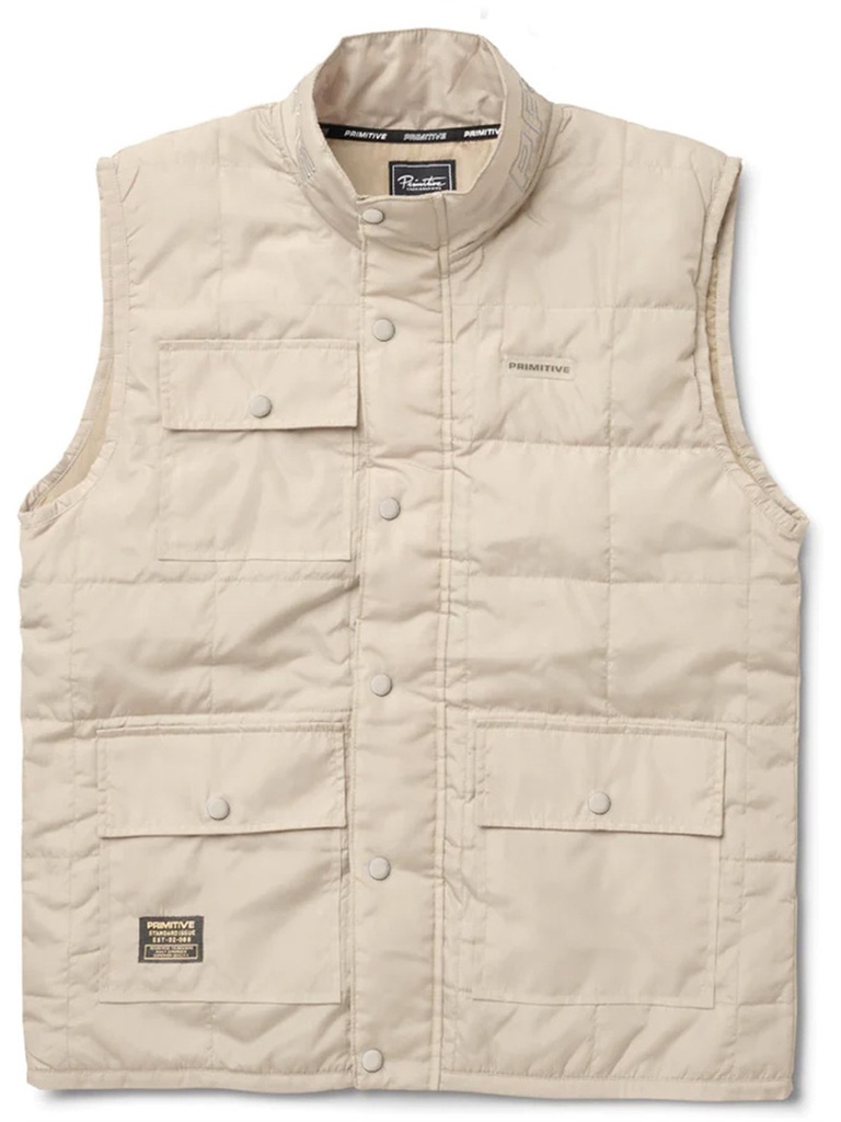 Primitive - Taylor Puffer Vest - Sand