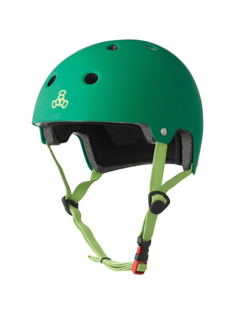 Triple 8 - Dual Certified EPS Liner - Kelly Green Rubber