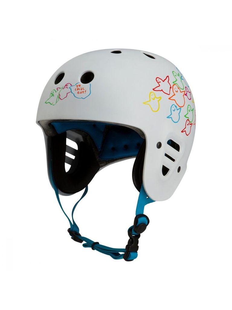 Pro-Tec - Full Cut Cert Animal Bird Helmet - Mark Gonzales White