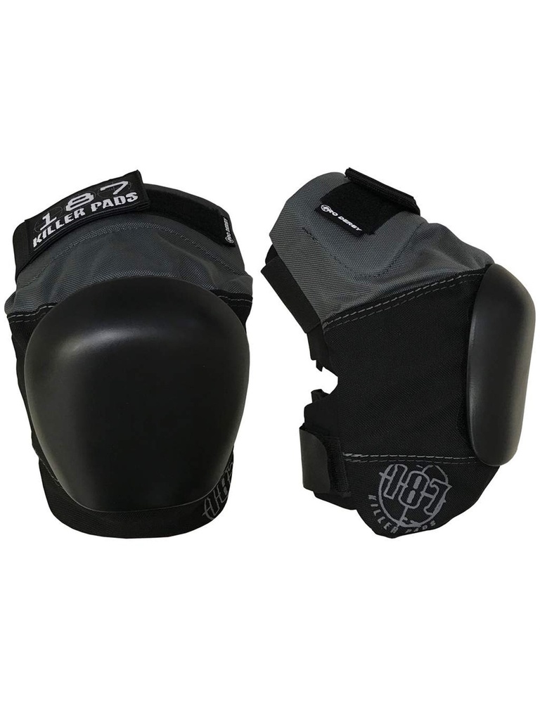 187 Killer Pads - Pro Derby Knee Pads - Black/Grey