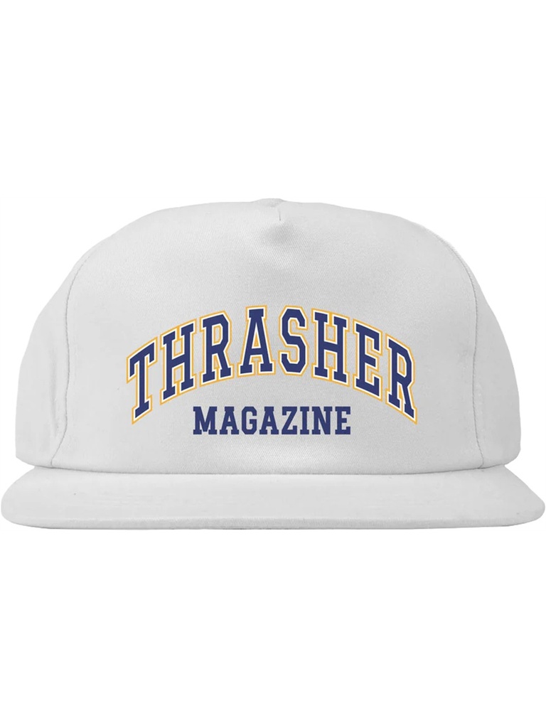 Thrasher - Dropout Snapback Cap - White