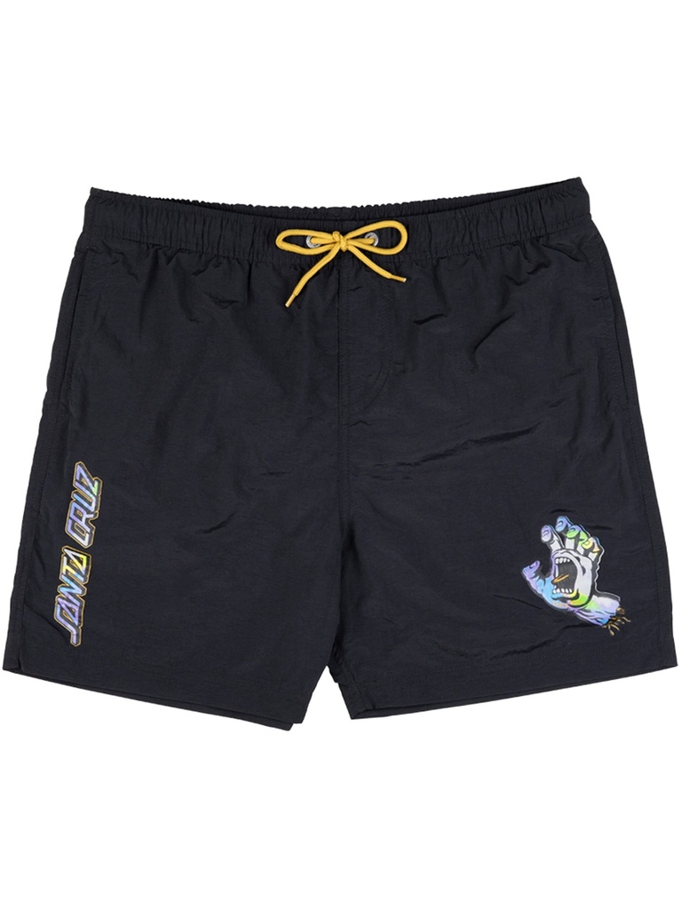 Santa Cruz - Holo Hand Swimshort - Black Holo