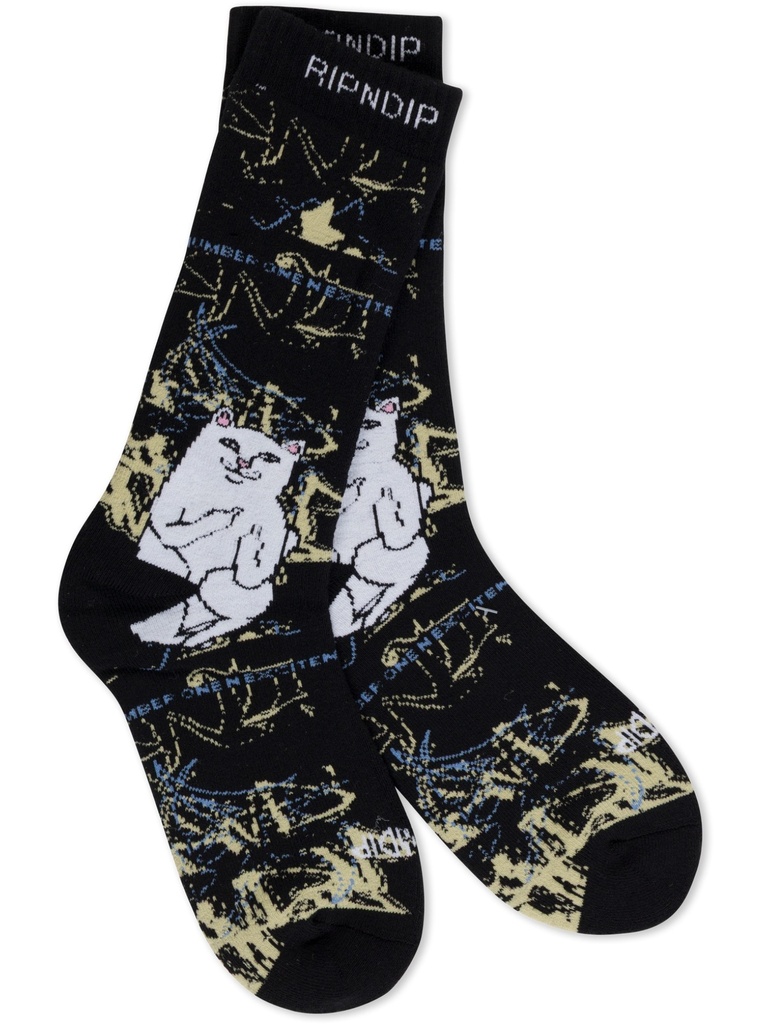 RipnDip - Lord Nermal Madness Socks - Black