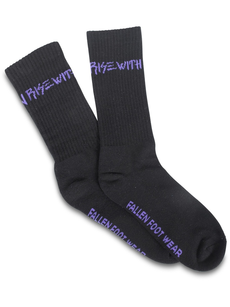 Fallen - Rise With II Socks - Black/Purple