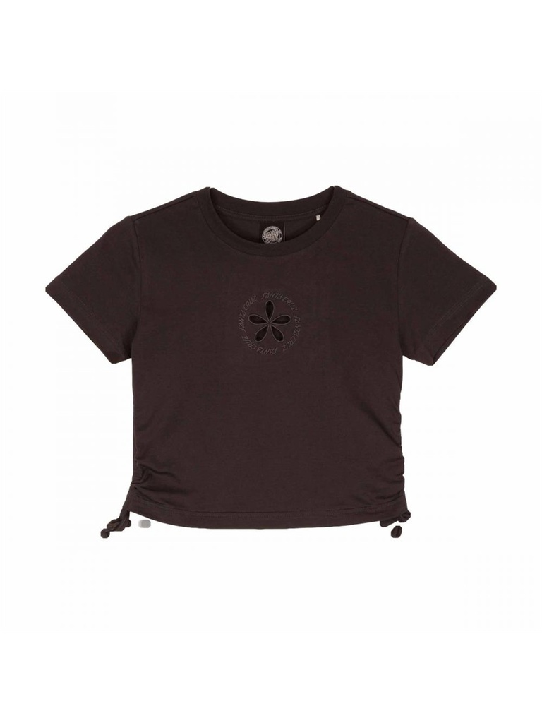 Santa Cruz - Ringed Flower Tie T-Shirt - Black Wash