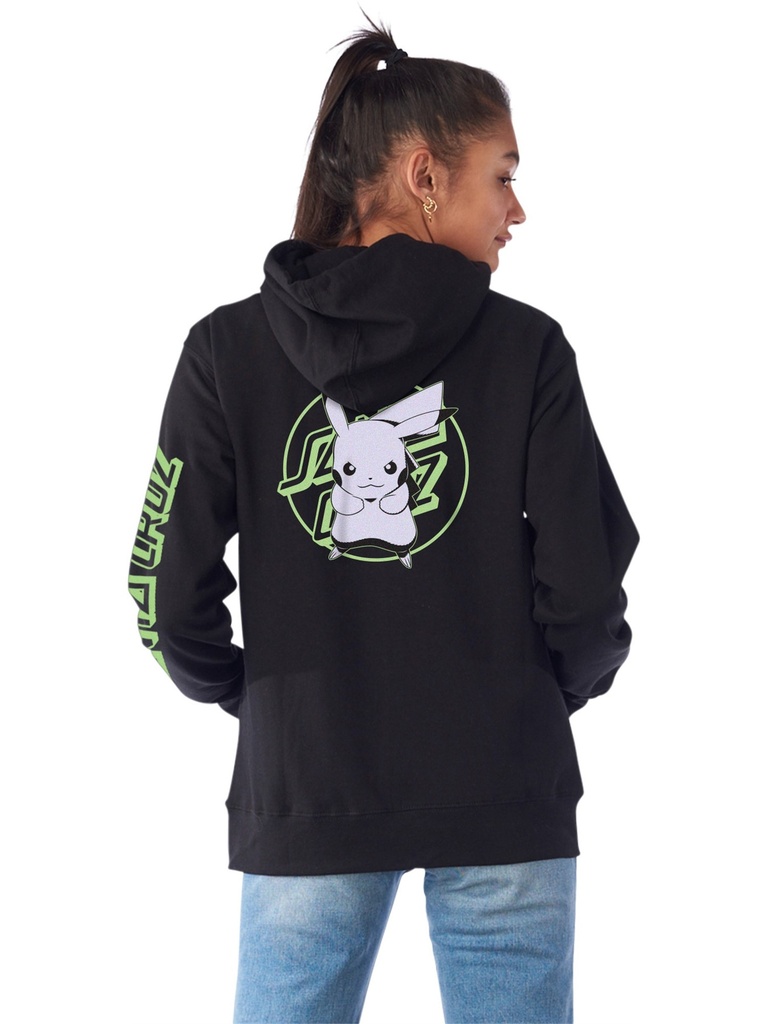 Santa Cruz - Pokémon Pikachu Dot Womens Hoody - Black
