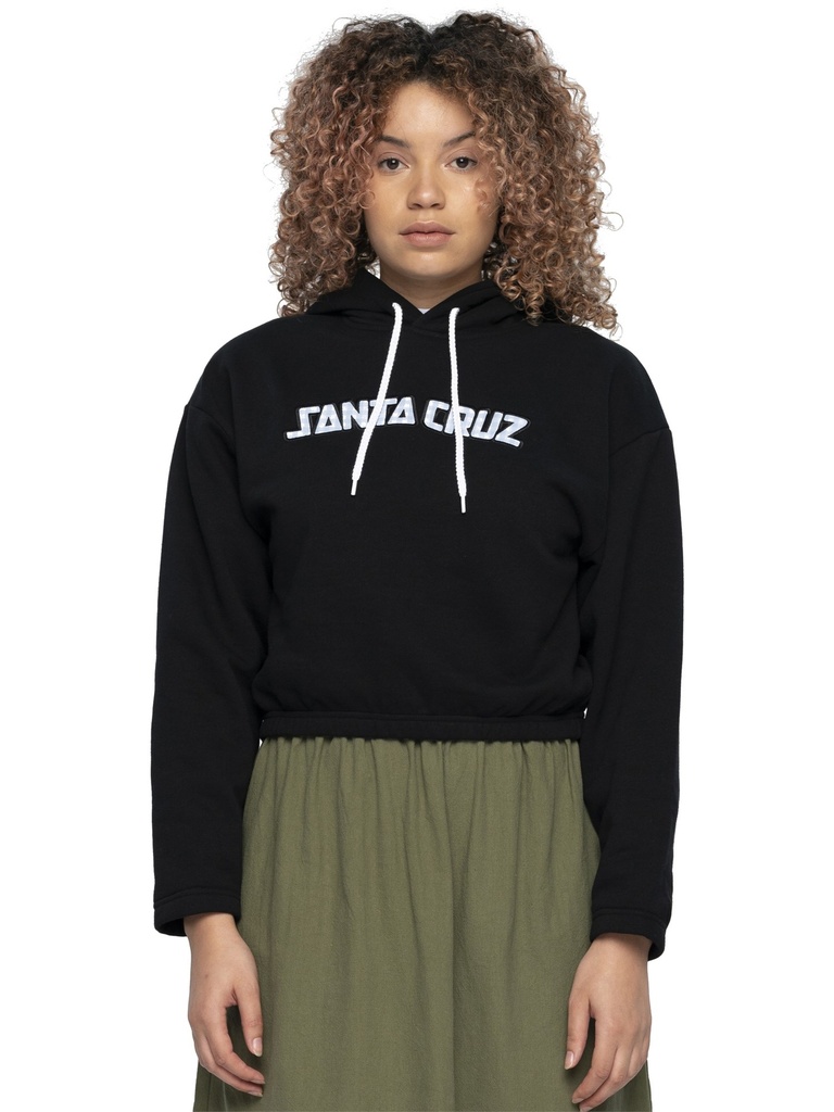 Santa Cruz - Gingham Arch Strip Hood - Black