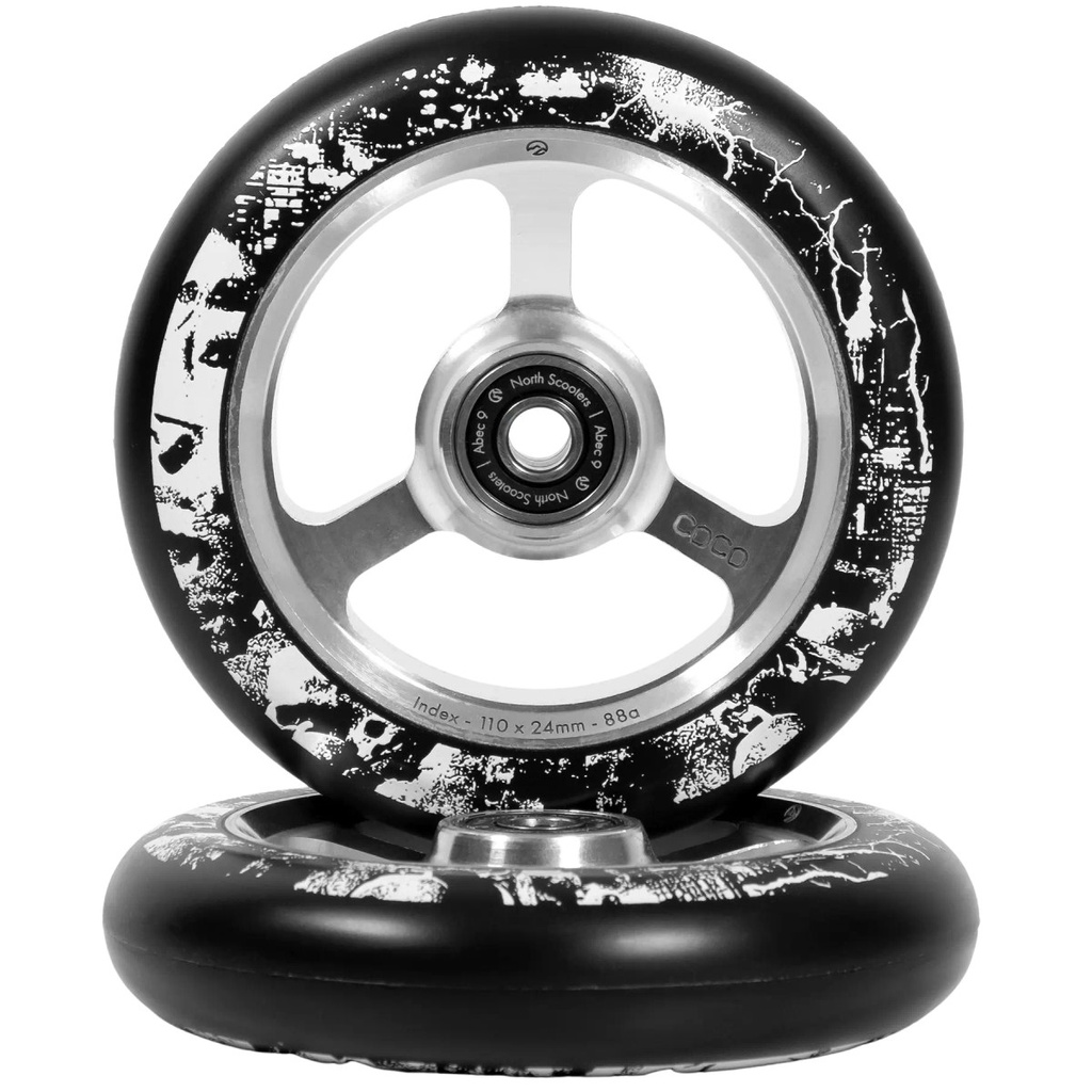 North Kaelen Morgan Roues Trottinette Freestyle Pack de 2 - 115mm