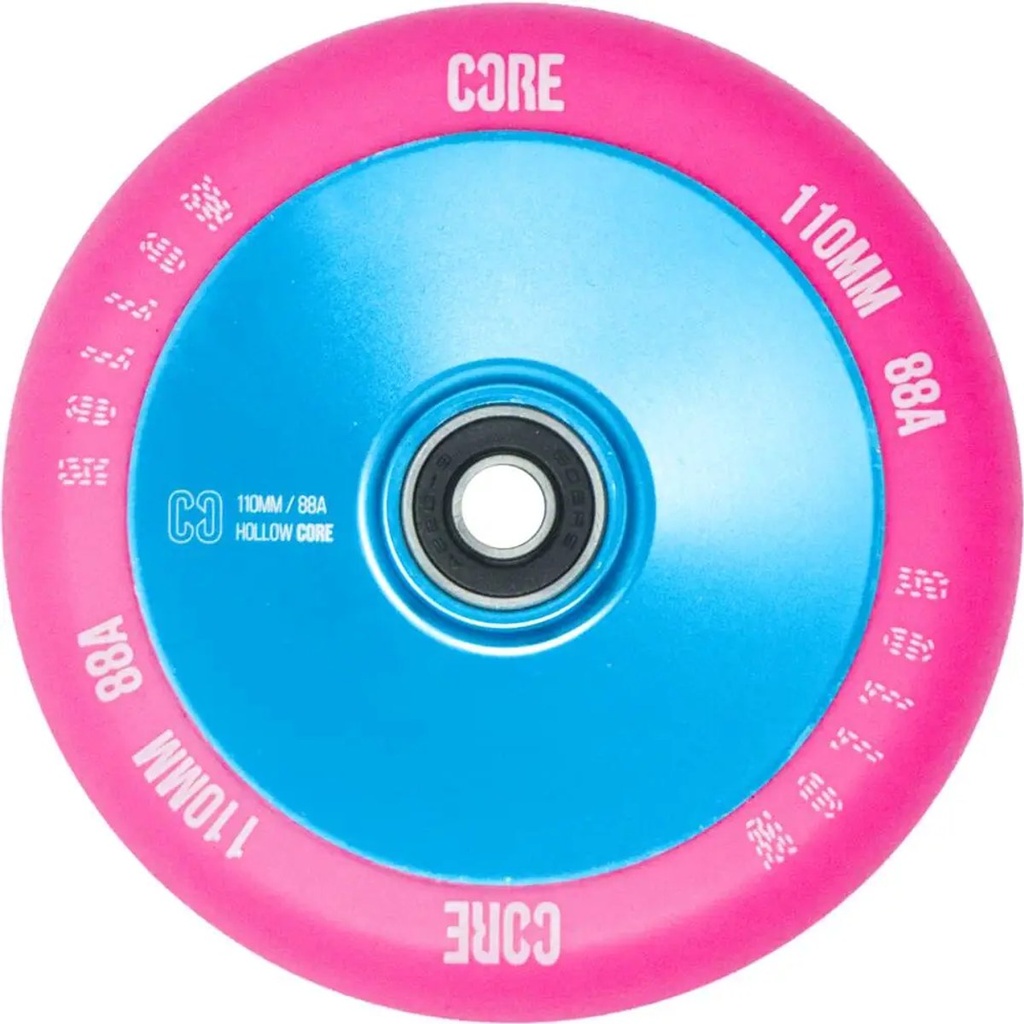 CORE Hollowcore V2 Roue Trottinette Freestyle - Pink/Blue - 100mm