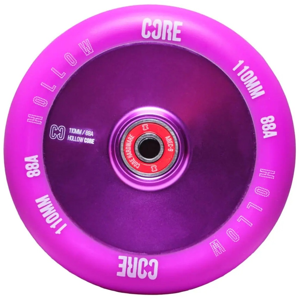 CORE Hollowcore V2 Roue Trottinette Freestyle - Violet - 110mm