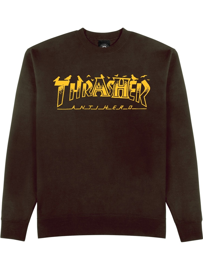 Thrasher - Pigeon Mag Crew - Dark Chocolate