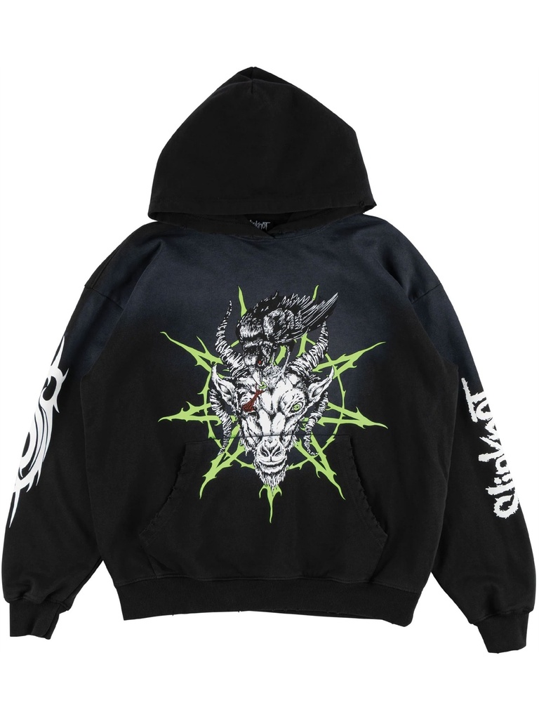 Welcome - Ravenous Sun Fade Hoodie - Black