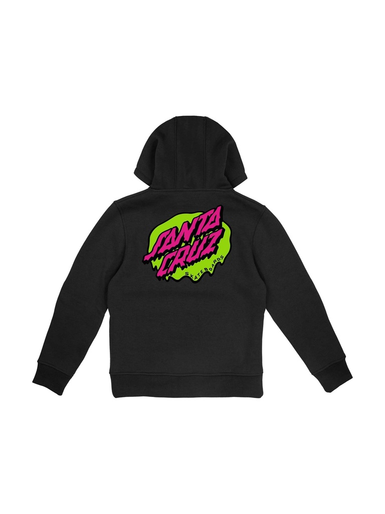 Santa Cruz - Slime Dot Kids Hoodie - Black
