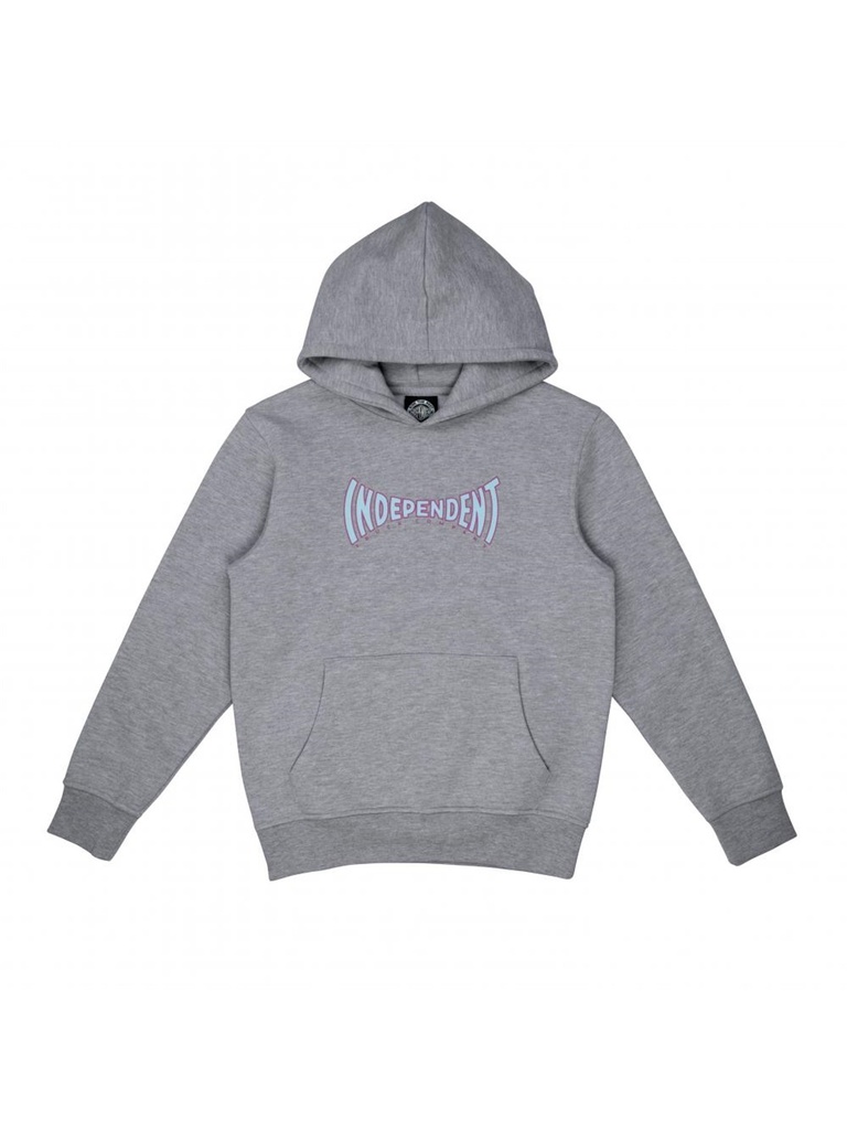 Independent - Spanning Kids Hoodie - Heather Grey