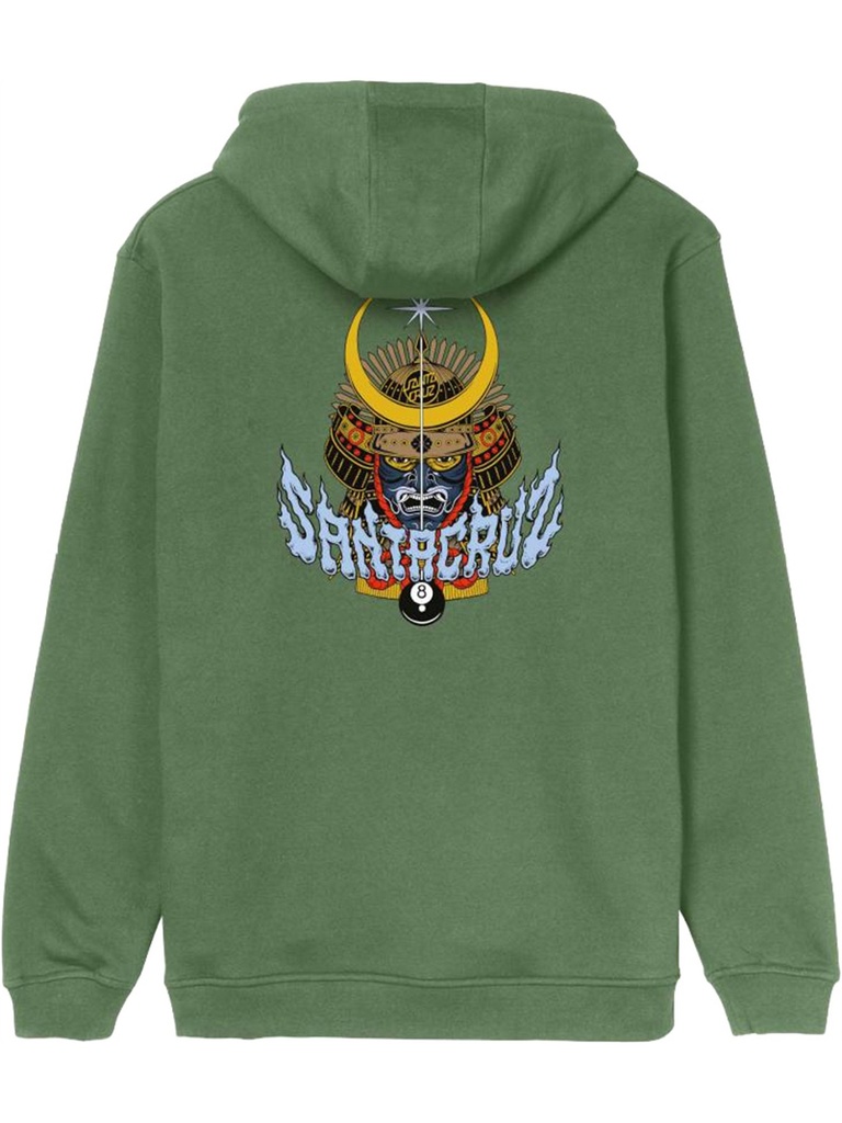 Santa Cruz - Winkowski 8 Ball Samurai Hoodie - Dill Green