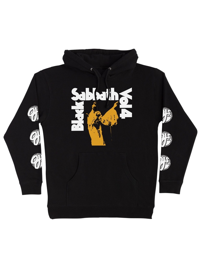 OJ's - Black Sabbath Vol 4 Heavyweight Hoodie - Black