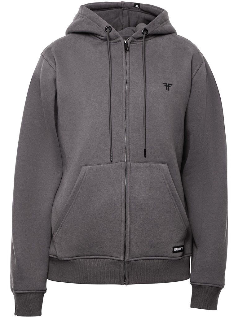 Fallen - Trademark Logo Zip-Hoodie - Dark Heather