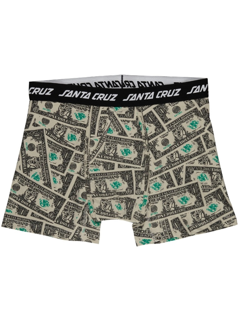 Santa Cruz - Mako Dollar Boxer Brief - Bills