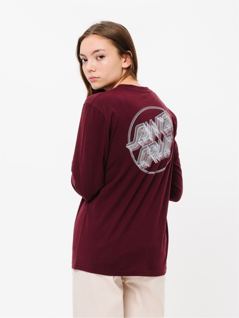 Santa Cruz - Linear Dot Longsleeve - Port