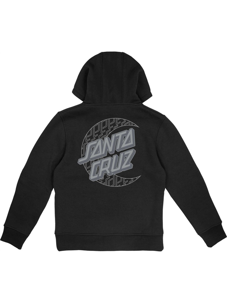 Santa Cruz - Imprint Moon Dot Kids Hoodie - Black