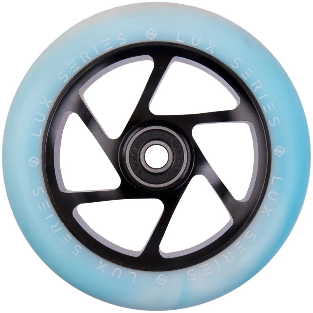 Striker Lux Roue Trottinette Freestyle - Blanc/Bleu-vert - 110mm