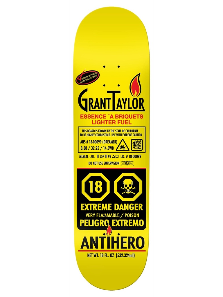Anti Hero Fueled Up Grant Taylor 8.38"