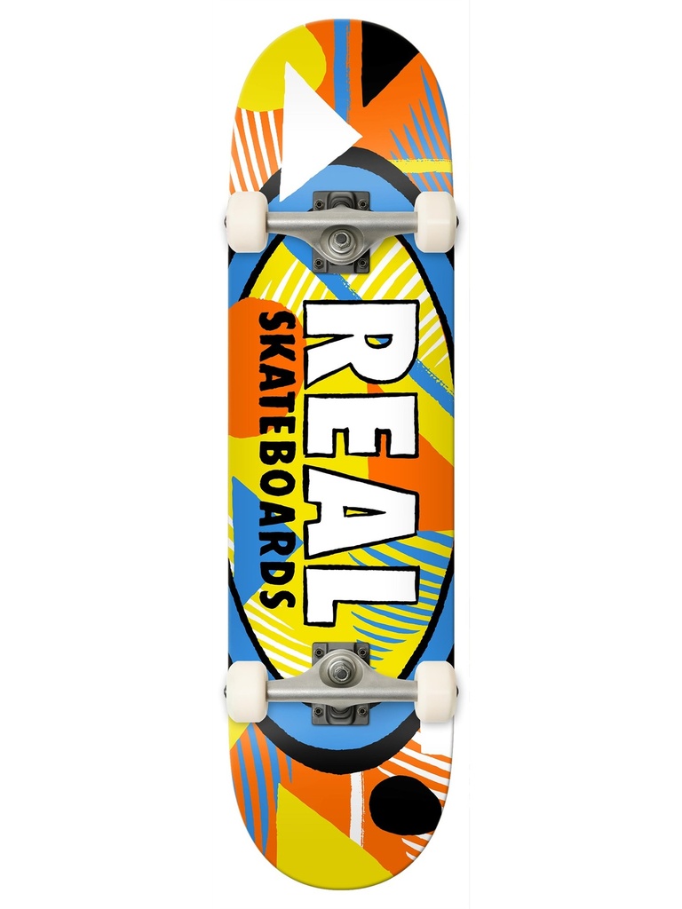Real Hatched Oval Complete Team 7.3"