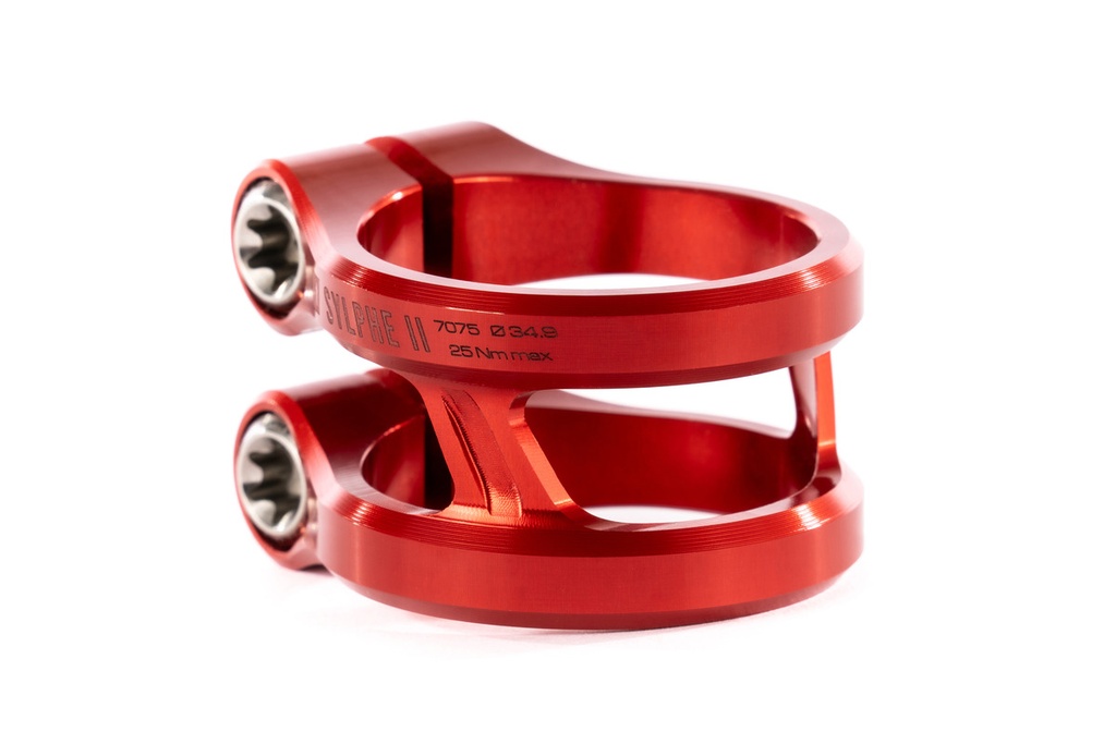 Collier Ethic DTC Sylphe V2 Rouge - Taille 31.8 mm