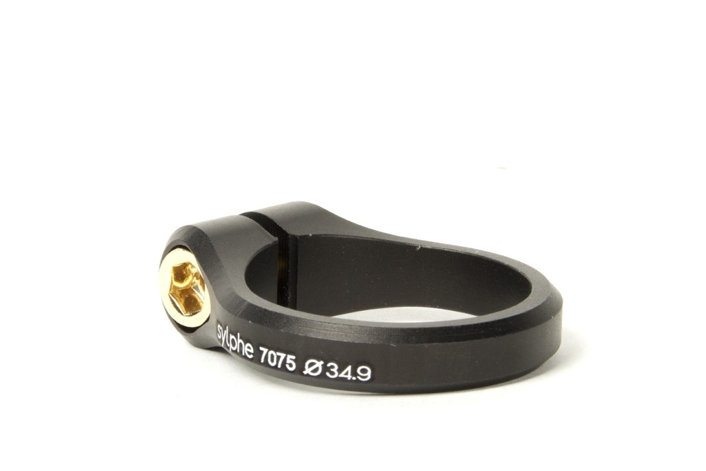 Collier Ethic DTC sylphe simple noir - Taille 31.8 mm