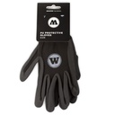 PU Protective Gloves mit Logo-Print L