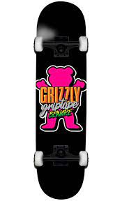Grizzly Complete skateboard store front 7.75