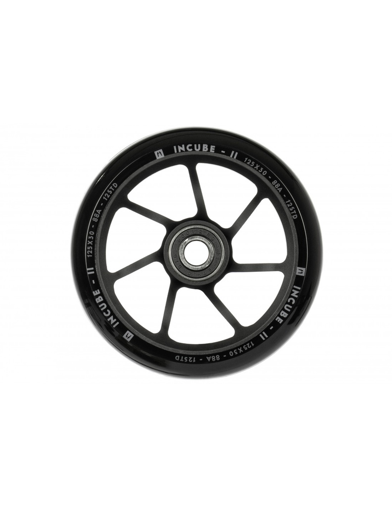 ETHIC Roue Incube V2 12 STD 125mm Noir (Tailles : 125 mm)