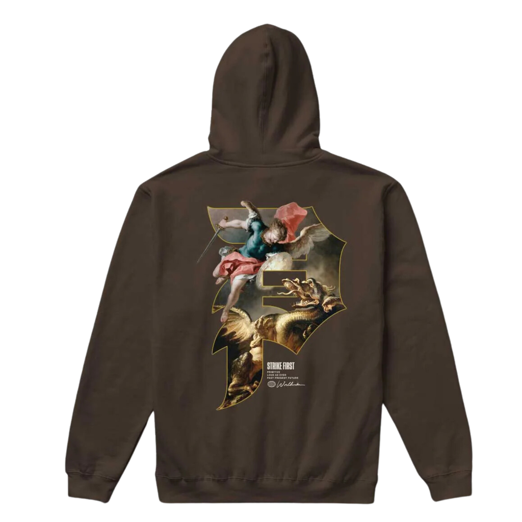 Primitive Courage Hoodie Brown