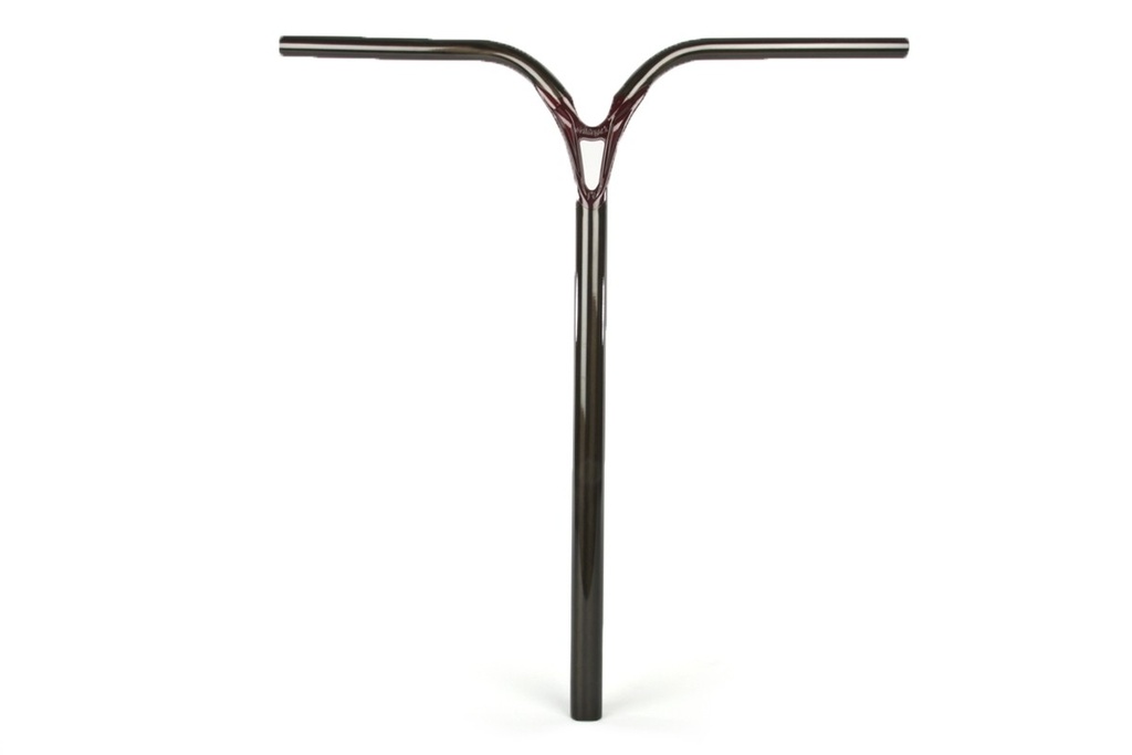 Guidon Ethic DTC Deildegast Noir Transp Rouge - Taille 570 mm