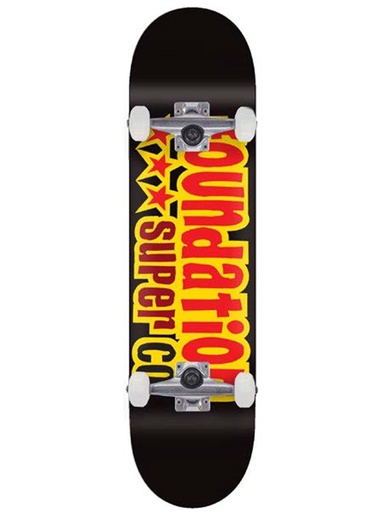 [ilu-skate-completes-foundation-3-star-black-complete-team-8-13] Foundation 3 Star Black Complete Team 8.13"