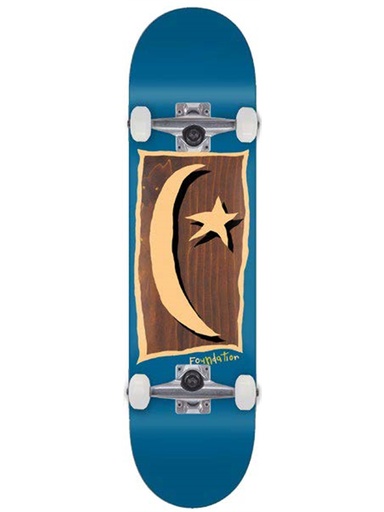 [ilu-skate-completes-foundation-star-moon-square-v2-blue-complete-team-7-88] Foundation Star & Moon Square V2 Blue Complete Team 7.88"