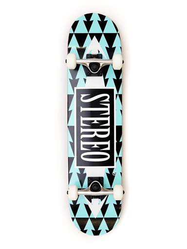 [ilu-skate-completes-stereo-arrow-pat-blue-complete-team-7-5] Stereo Arrow Pat Blue Complete Team 7.5"