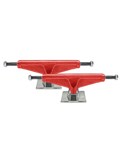 [ilu-skate-trucks-venture-5-2-hi-v-hollow-8-0-set-anodized-red-silver] Venture 5.2 HI V-Hollow 8.0" Set Anodized Red/Silver